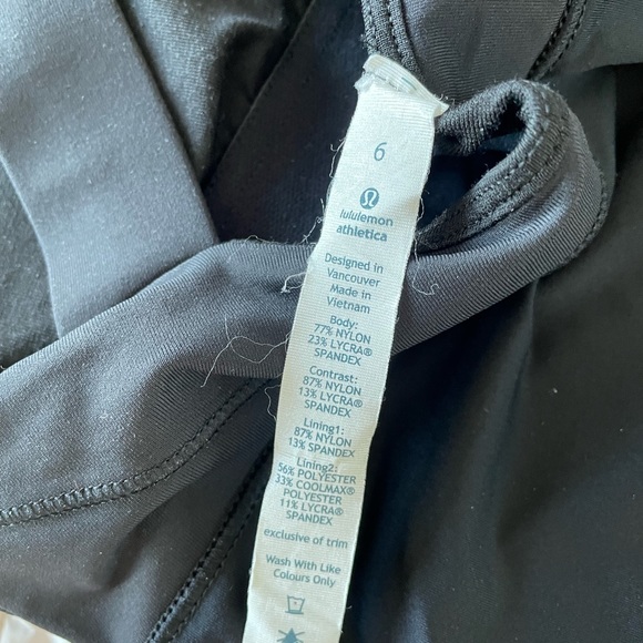 Lululemon Black Exercise Tank Top - Picture 5 of 5
